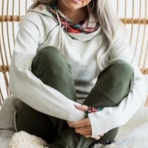 Mindy Mae’s market double hooded sweatshirt